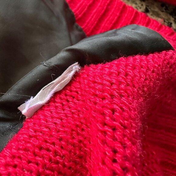 Sweater Womens Small Ugly Christmas Xmas Red Light Up Ho Ho Ho Reindeer flaw - Picture 7 of 10